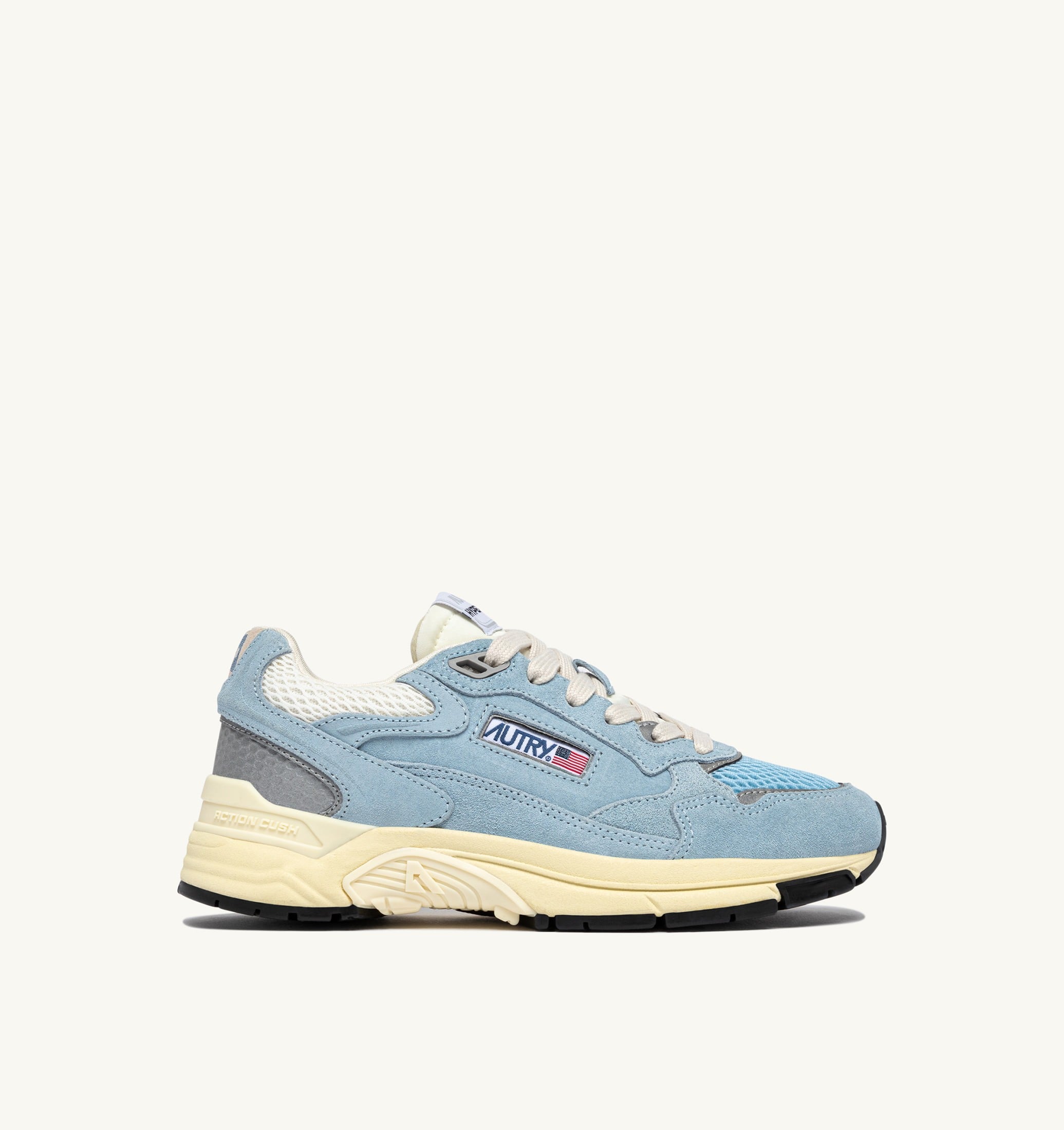 BASKETS HYPERWAY EN MESH ET DAIM PORTOFINO ET MARSHMALLOW