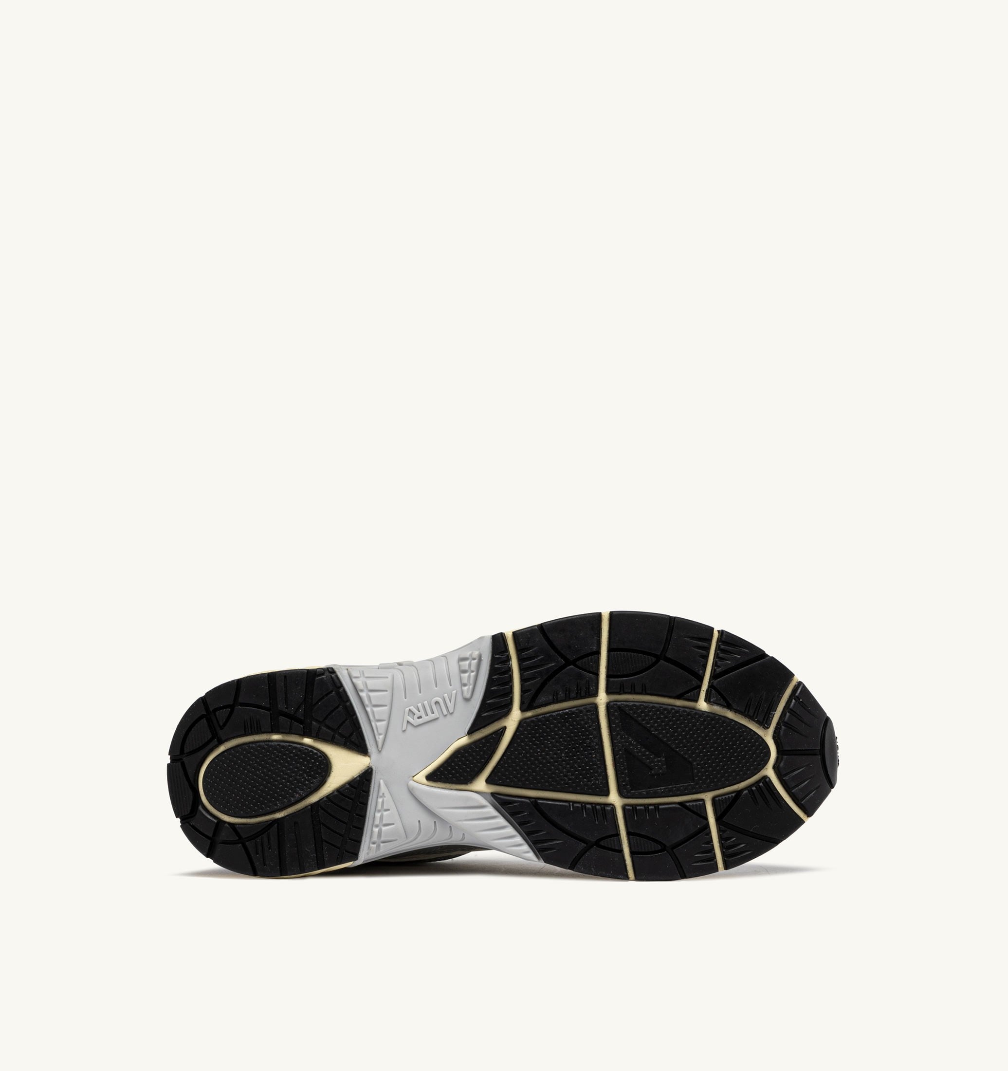 BASKETS HYPERWAY EN CUIR SYNTHÉTIQUE ET MESH BLANC ARGENT ET NOIR