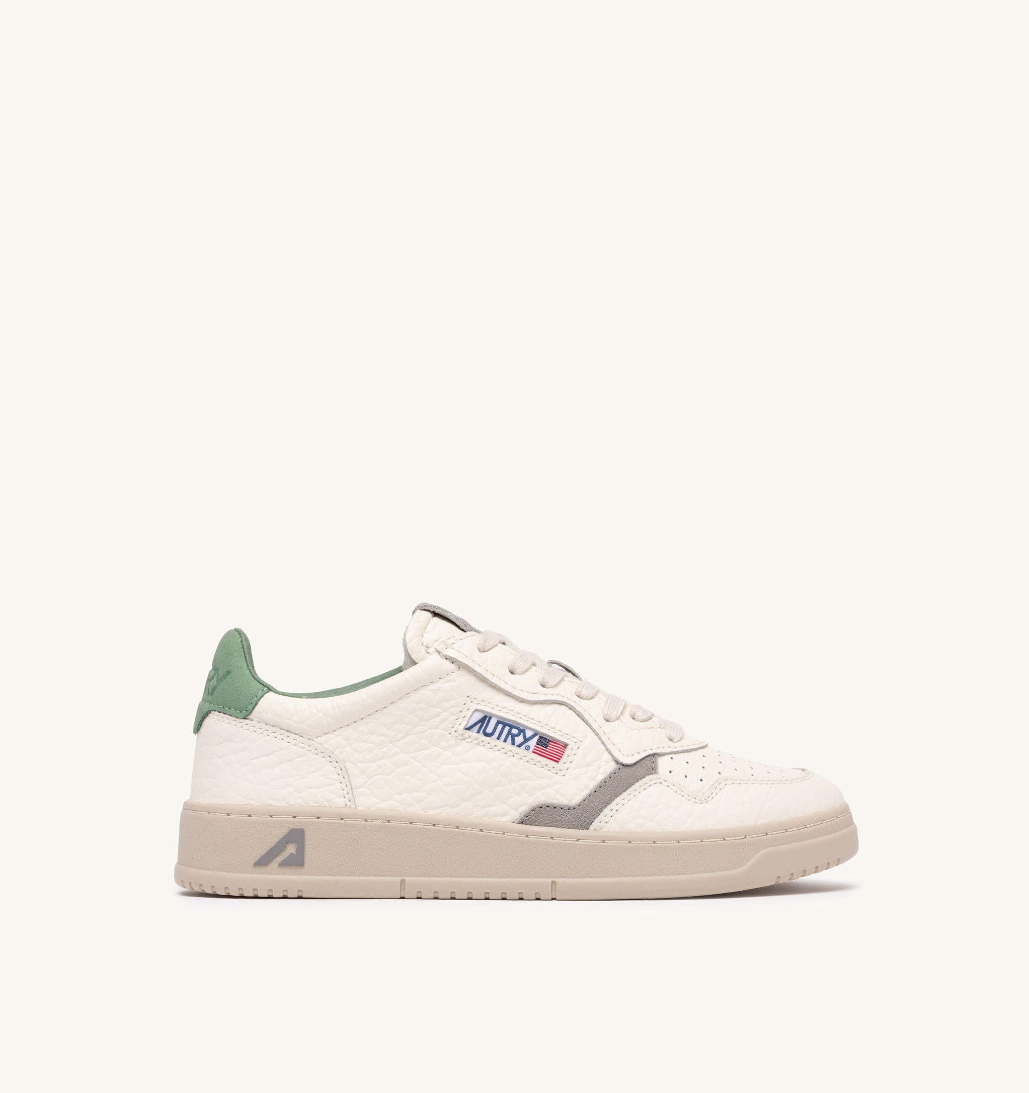 BASKETS MEDALIST LOW EN CUIR FROST ET VAPOR