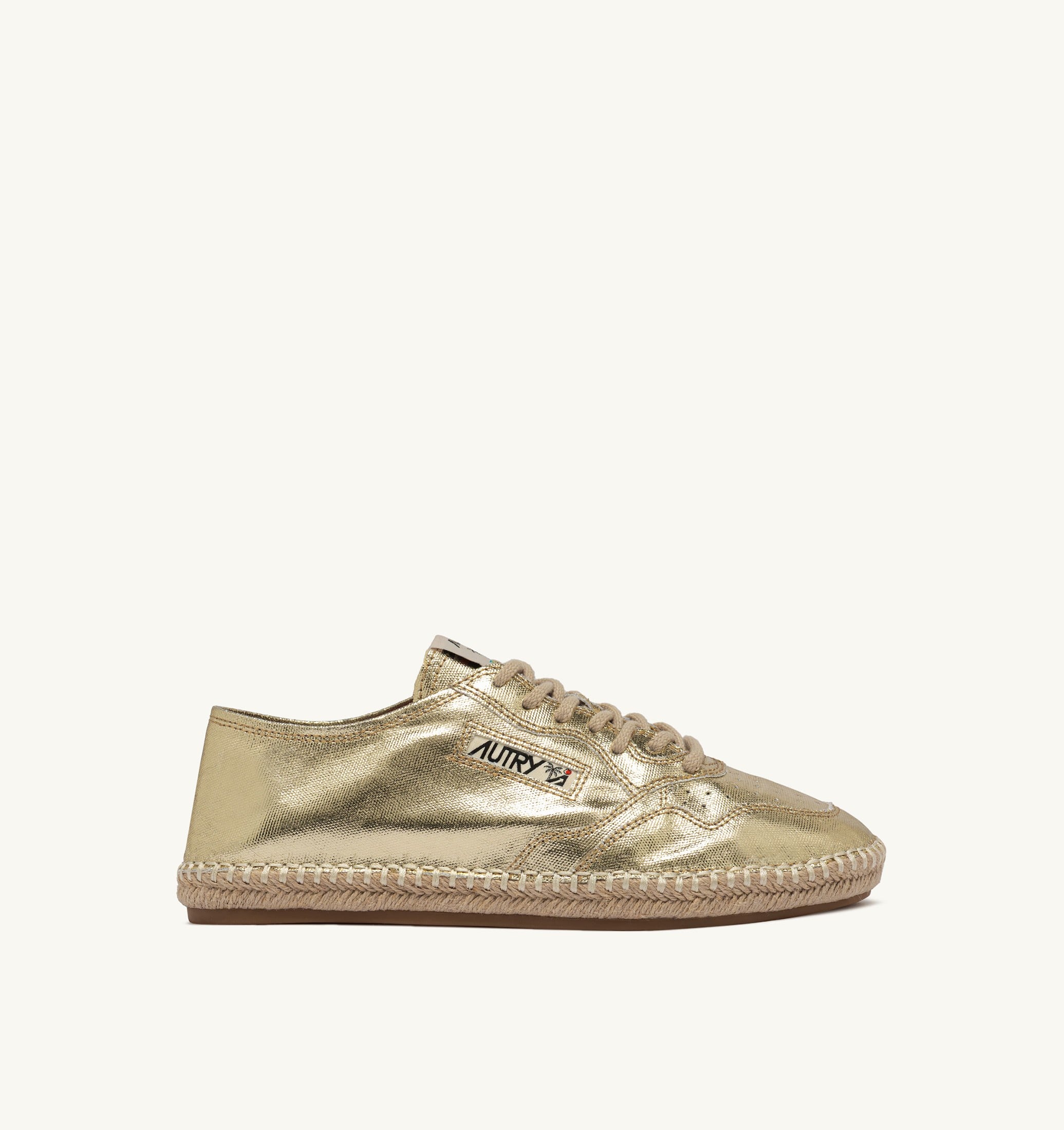 ESPADRILLES SANDY EN TOILE GOLD