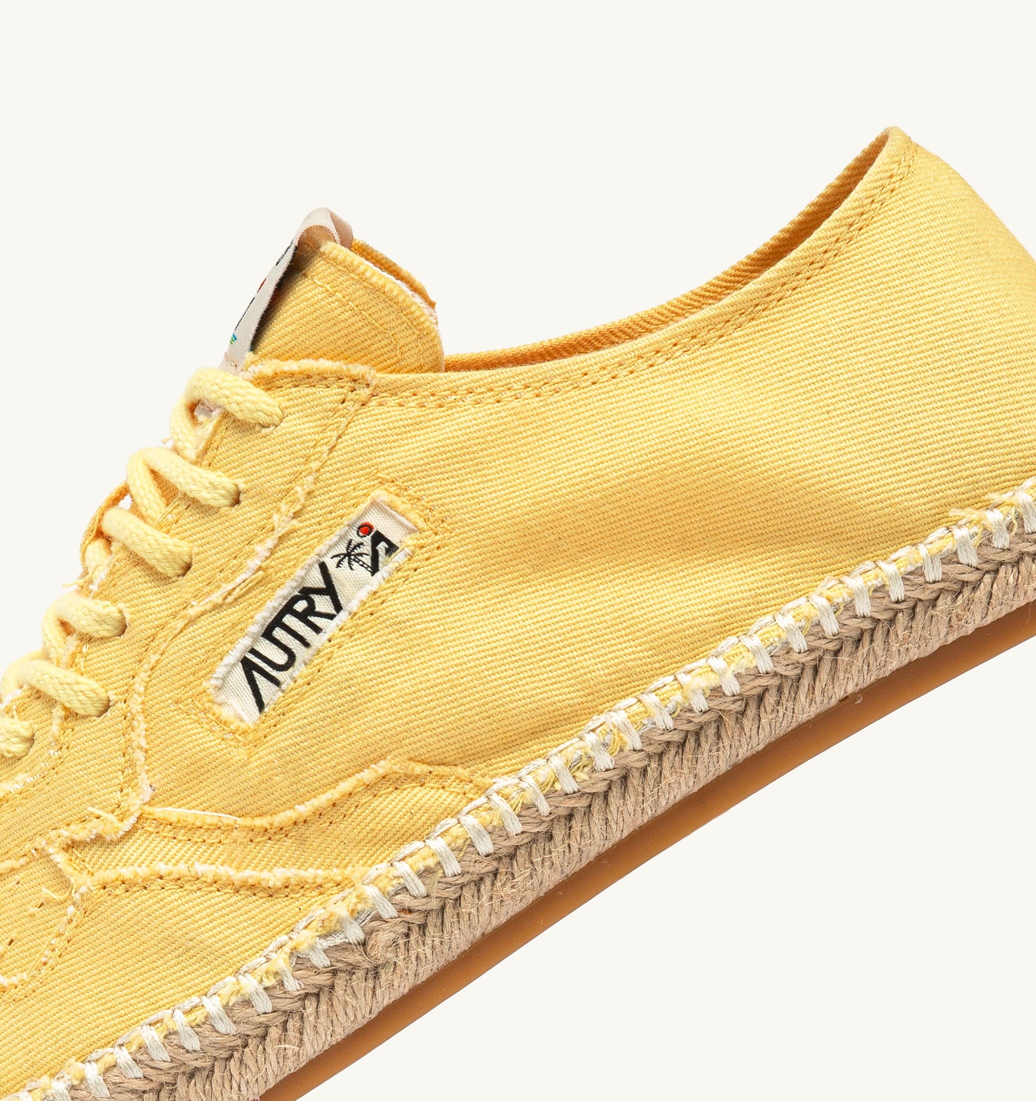 ESPADRILLES SANDY EN TOILE PASTEL YELLOW