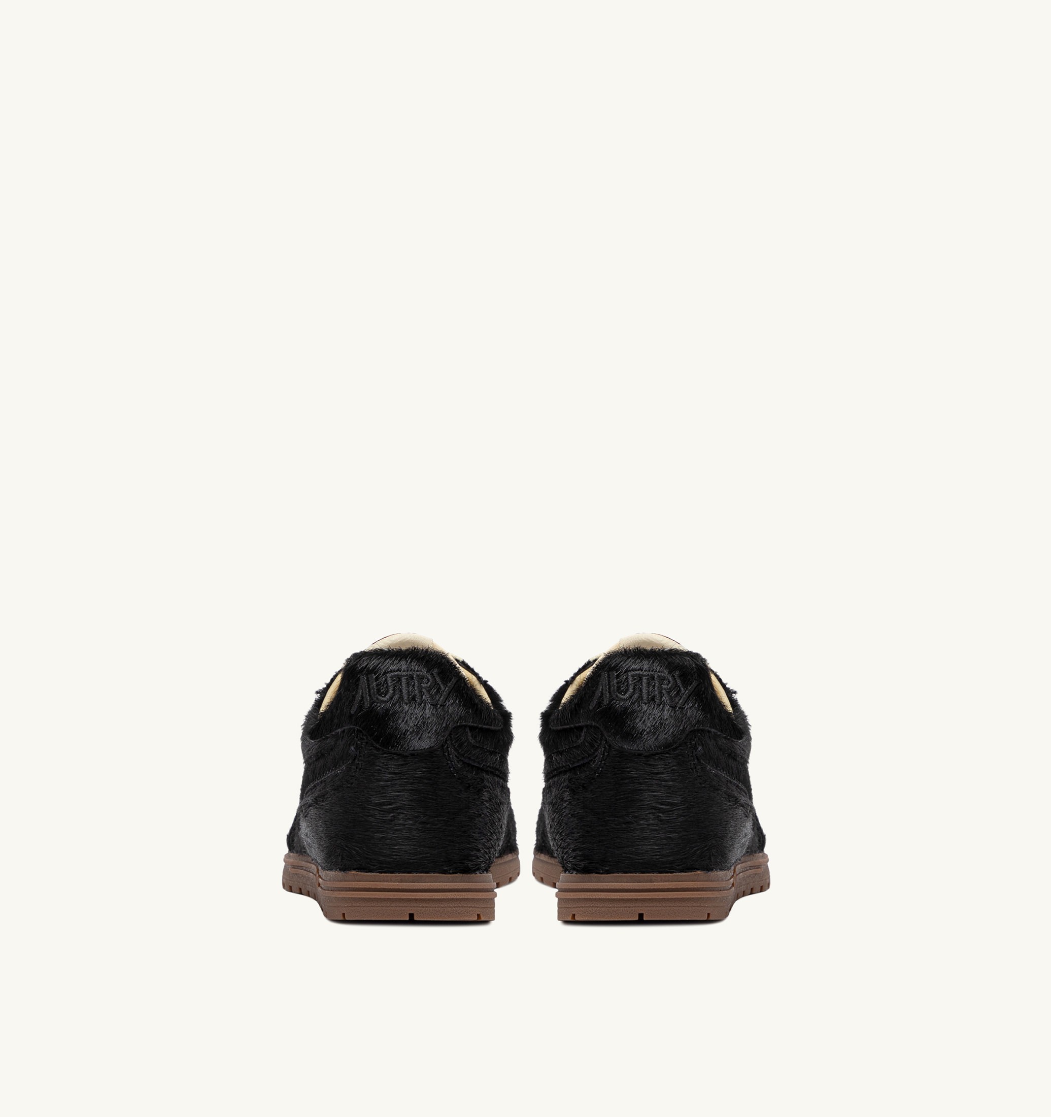 BASKETS WINDSPIN EFFET POULAIN NOIR