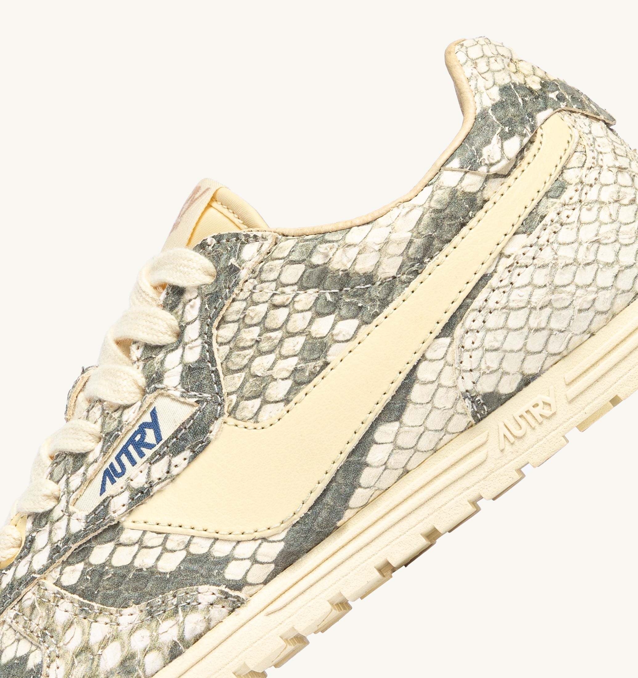 BASKETS WINDSPIN EN CUIR AVEC IMPRIMÉ SNAKE DIAMOND ROCK ET RUTABAGA
