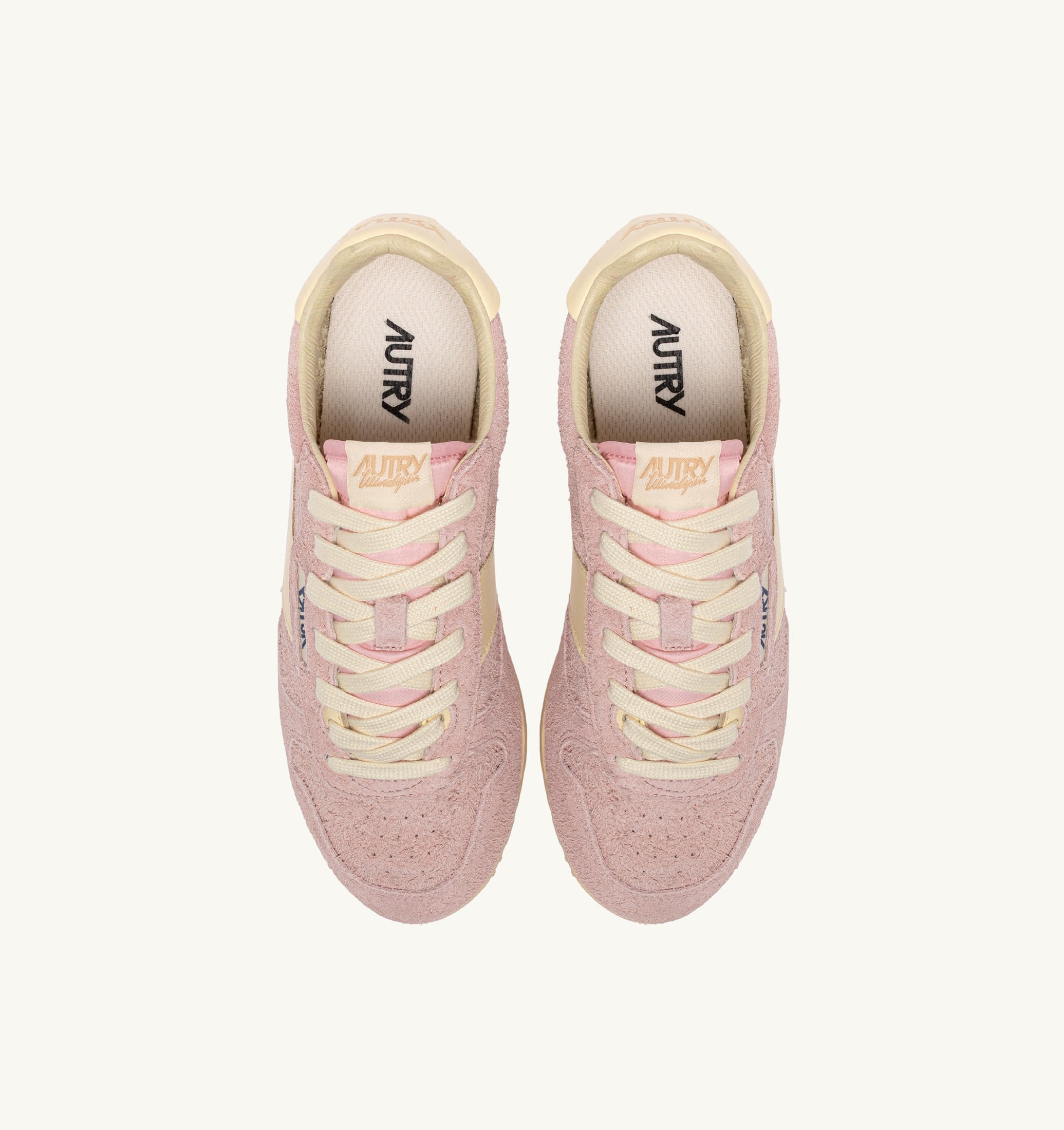 BASKETS WINDSPIN EN DAIM ET CUIR ROSEMARY ET RUTABAGA