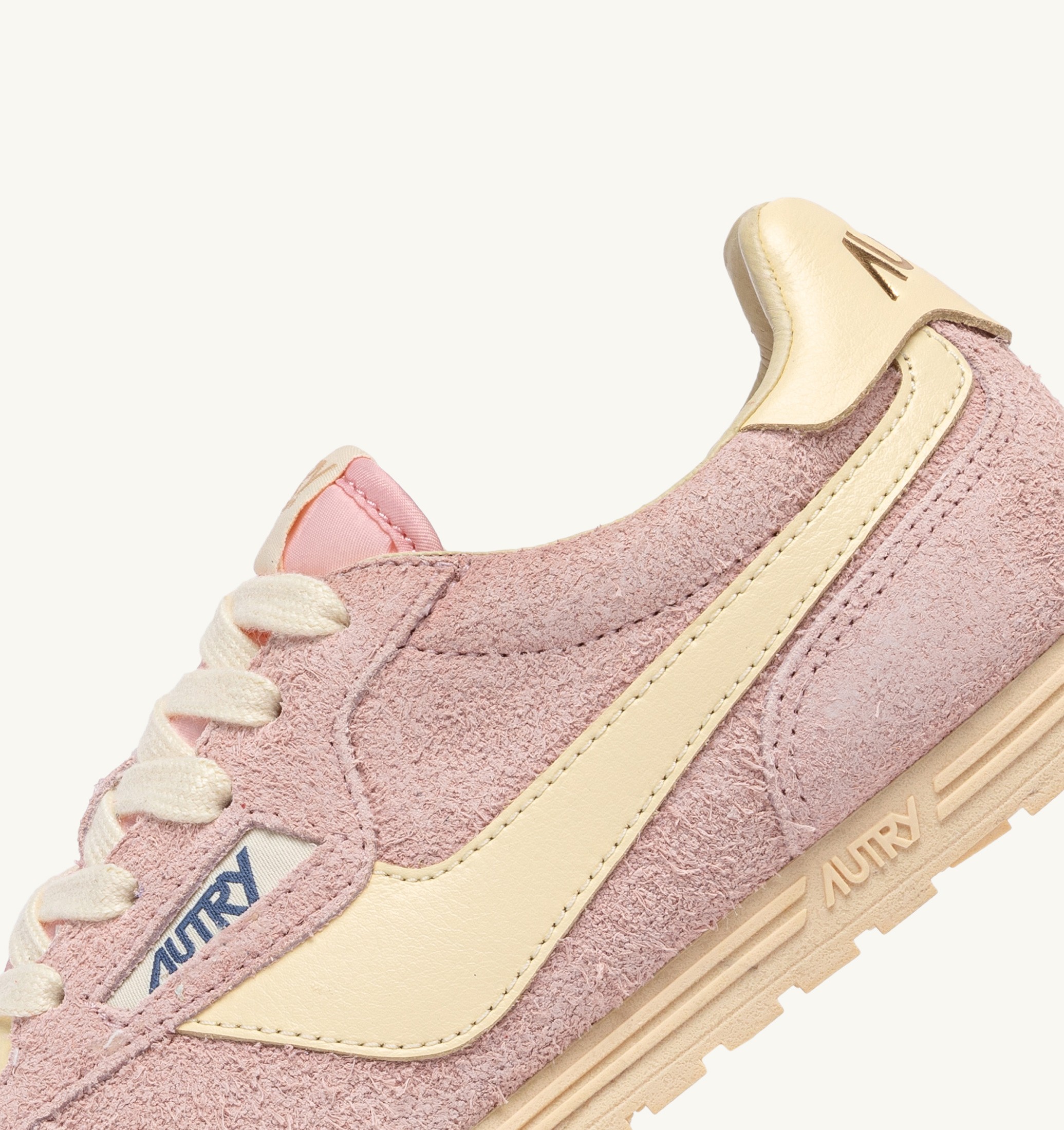 BASKETS WINDSPIN EN DAIM ET CUIR ROSEMARY ET RUTABAGA