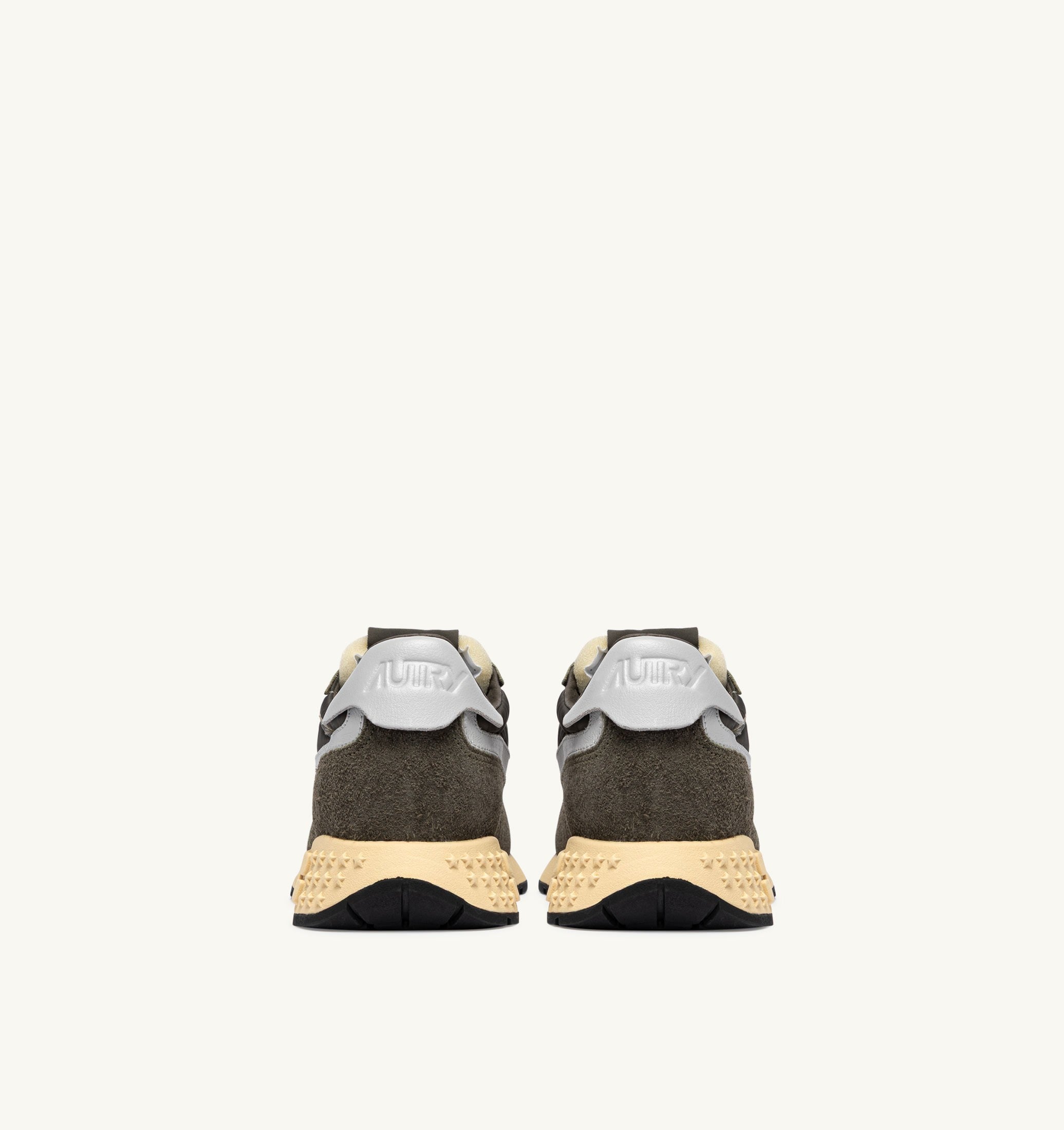 BASKETS REELWIND LOW EN NYLON ET DAIM OLIVE NIGHT ET HARBOR MIST