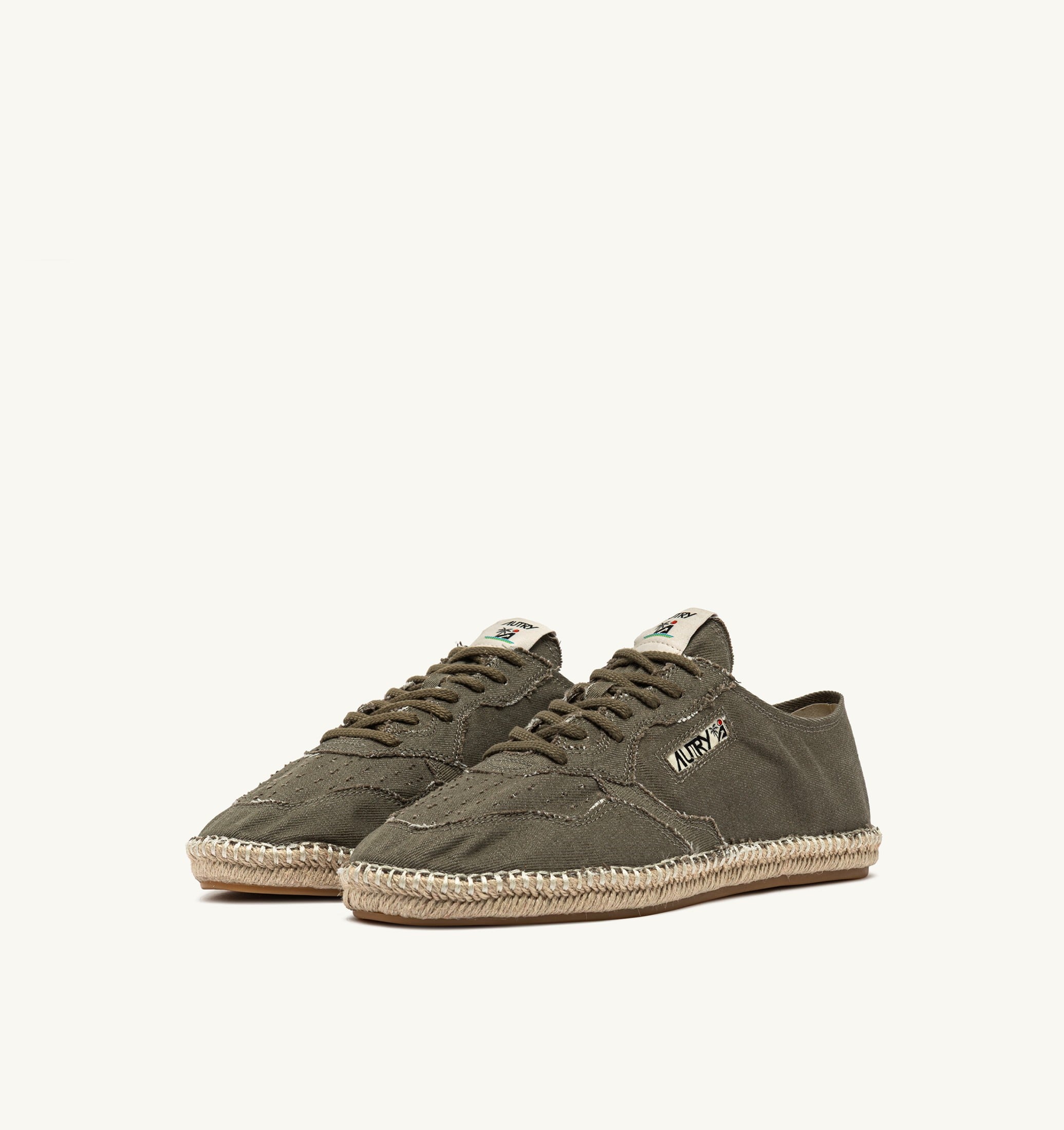 ESPADRILLES SANDY EN TOILE MILITARY