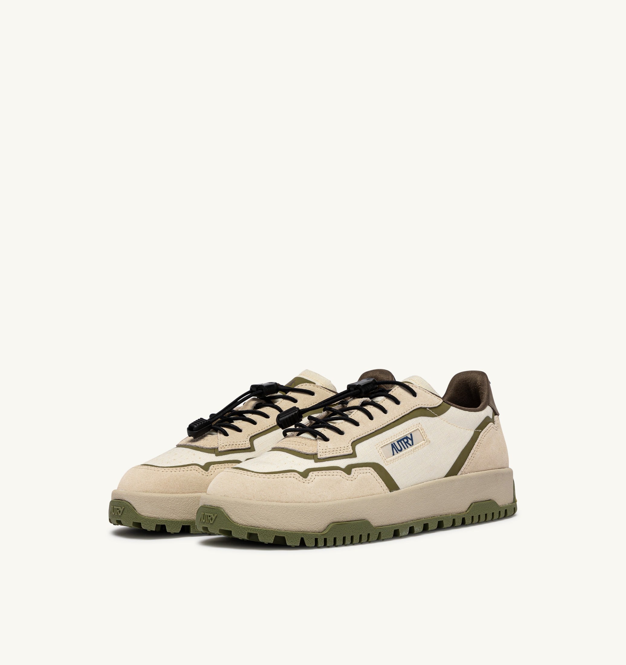BASKETS WILDPACE LOW EN NYLON RIPSTOP ET DAIM WIFE ET CHOCOLATE